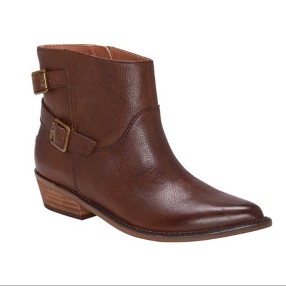 Lucky Brand Shoes - Lucky Brand Caelyn Leather Western ankle bootie